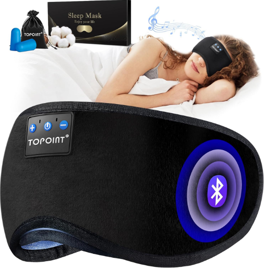 Bluetooth Sleep Eye Mask Wireless Headphones